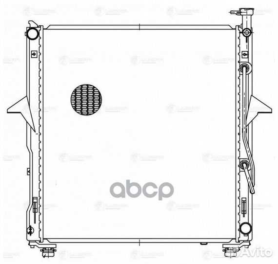 Радиатор KIA sorento 3.3 AT 06- LRc 08136 luzar