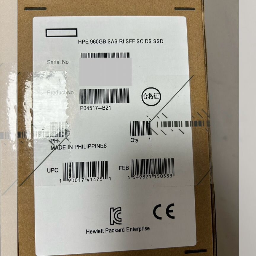 [P04517-B21] Жесткий Диск Hp 960gb Ssd Sasg9 G10