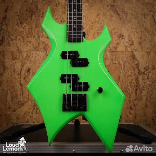 B.C.Rich Warlock Bass Neon Green 1980's Japan