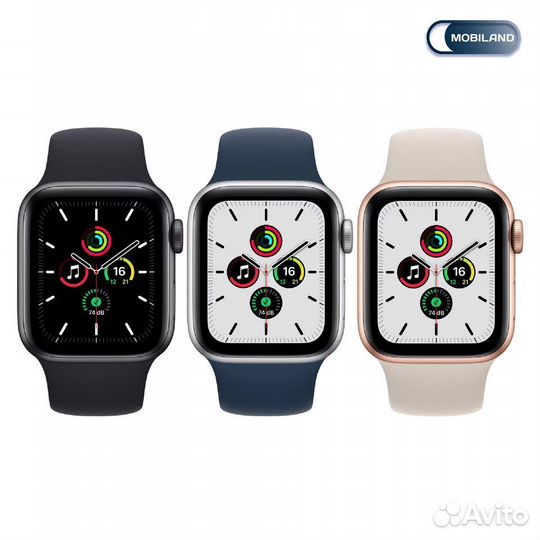 Apple Watch SE 2020 44 мм Серый Космос 130-200