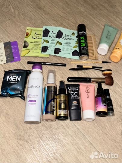 Набор косметики для лица, волос и др пакетом