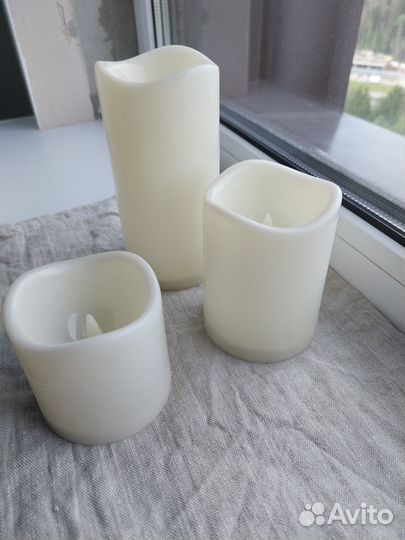 Свечи электронные набор 3 шт