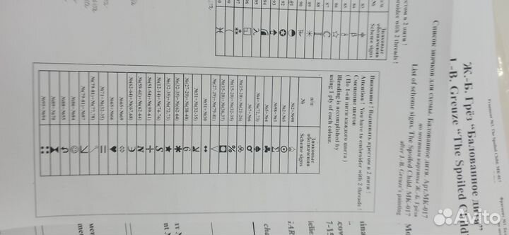 Вышивка крестом Балованное дитя