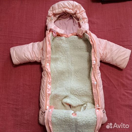 Зимний комбинезон трансфомер 68 74 на девочку