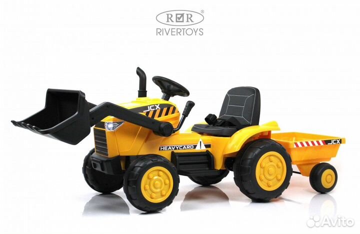 Электромобиль трактор-погрузчик с прицепом P222PP