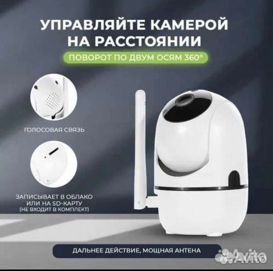 Камера видеонаблюдения wifi,домашняя видеоняня