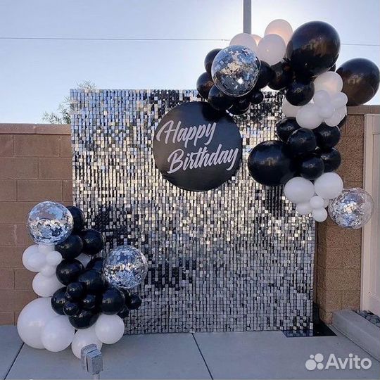 Аренда фотозоны из пайеток