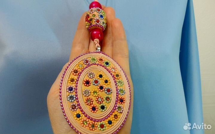 Крупный кулон бижутерия