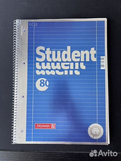 Тетрадь на кольцах a4