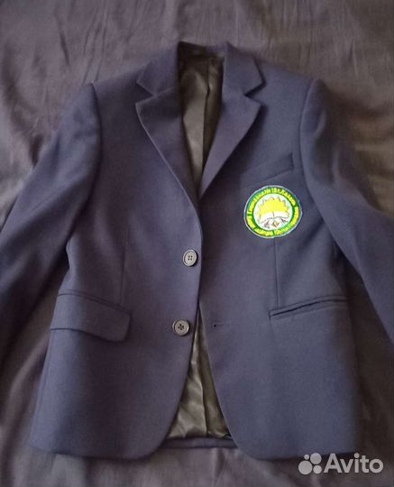 Пиджак школьный для мальчика 116 рост, 10 гимназия