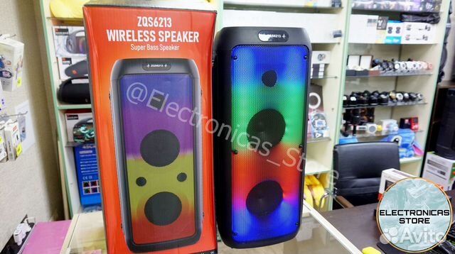 Огромная Колонка зикьюс-6213 Blue с Гарантией