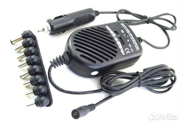 Автомобильная зарядка для ноутбука,с 8 разъемами