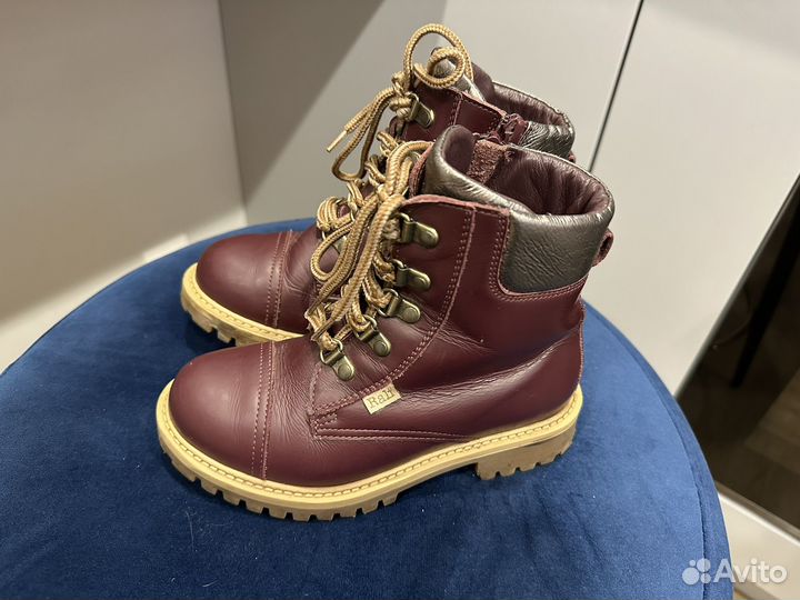 Кожаные ботинки для девочки Ralf Ringer