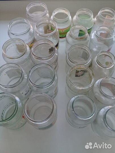 Банки стеклянные 0,5 - 0,7 литра с крышками