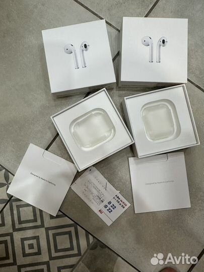 Пустые коробки из под наушников apple airpods