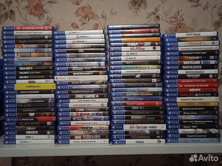 Диски PS4 и PS5, отправлю через Авито