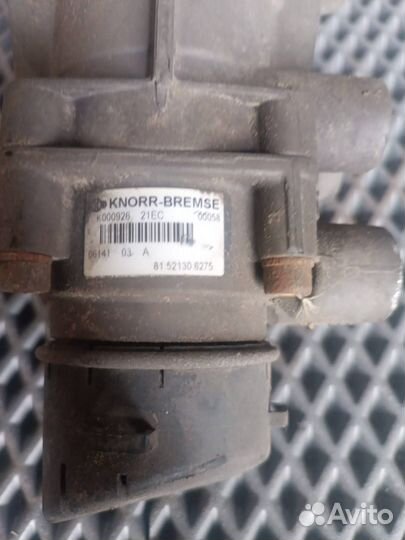 Кран главный тормозной MAN TGA 2006 81521306275