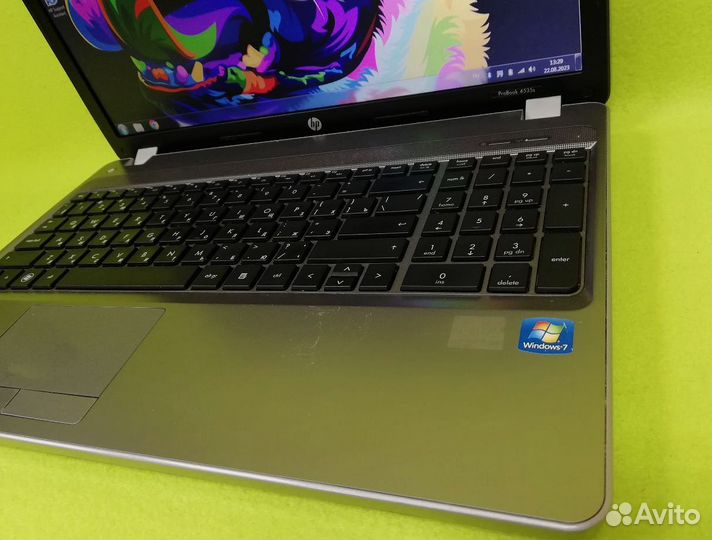 Игровой Ноутбук HP Windows 7 4 ядра 15.6 6 гб SSD