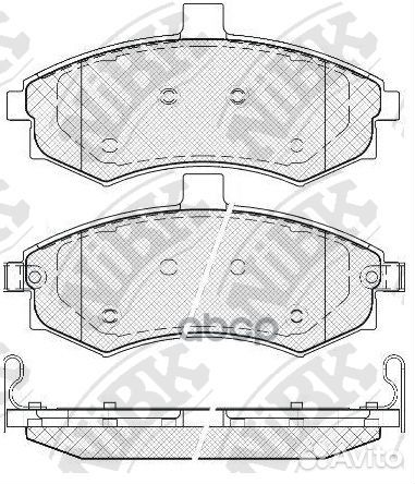 Колодки тормозные PN0788 NiBK