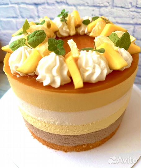 Торт на заказ 3 шоколада муссовый