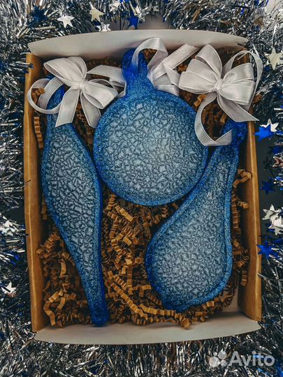 Ёлочные игрушки из эпоксидной смолы