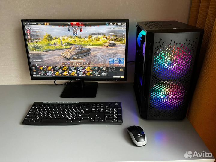 Игровой компьютер i3-12100F 16/512 RTX3060 (новый)