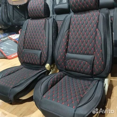 Автомобильные чехлы из Алькантары комплект