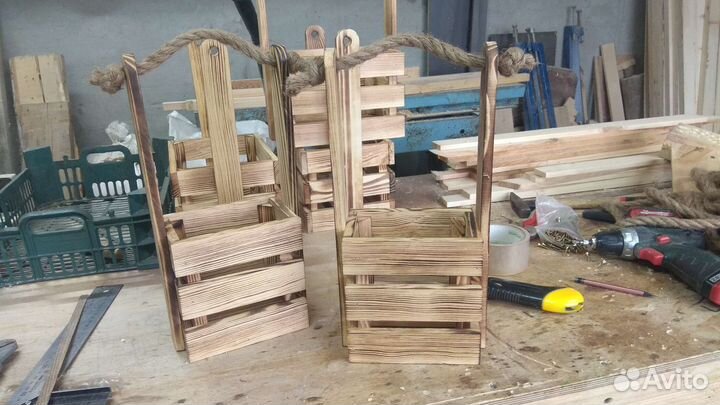 Деревянный ящик