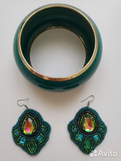 Браслет + серьги комплект