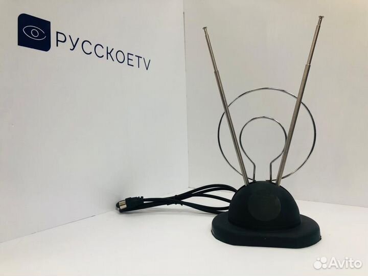 Антенна комнатная дмв+мв Усы Кольцо