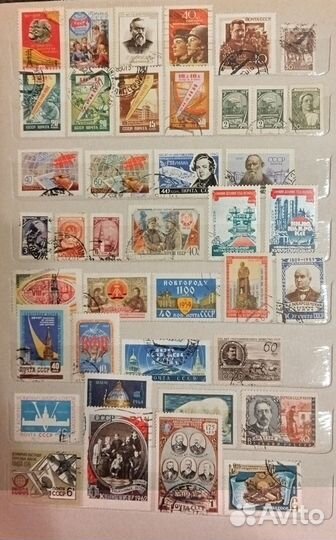 Почтовые марки СССР 50-е годы