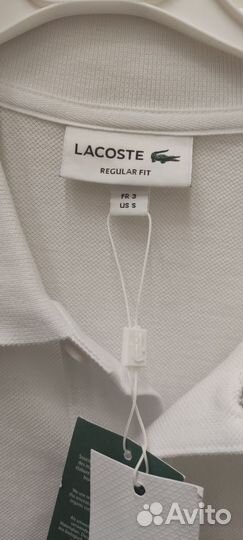 Поло с длинным рукавом Lacoste мужское