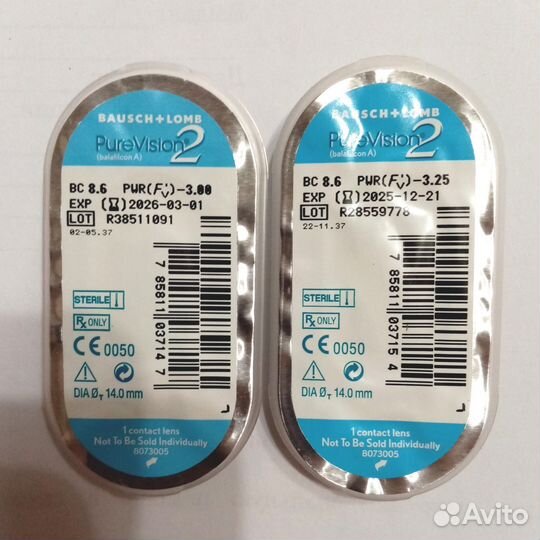 Линзы контактные - 3.0