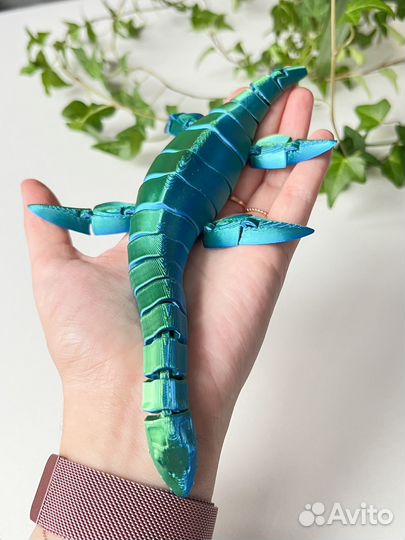 Игрушка плезиозавр динозавр подвижный