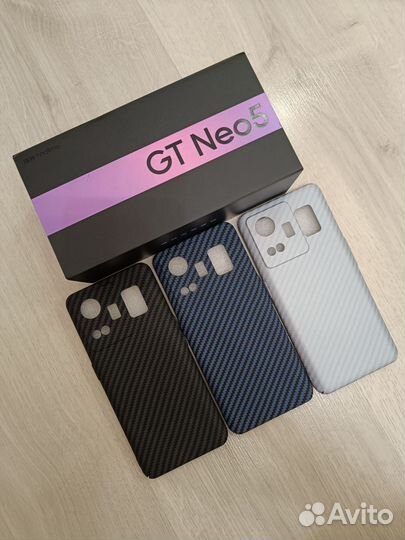 Чехол Realme GT Neo 5 GT-3 Карбон
