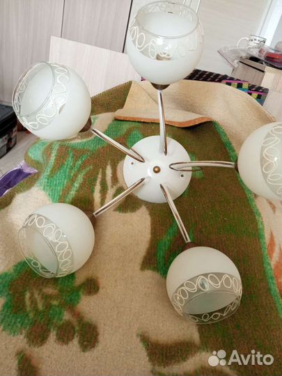 Люстра потолочная бу