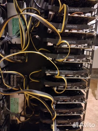 Риг из CMP 30hx в продувном корпусе