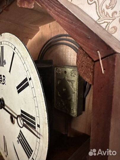 Часы настенные антиквариат исправные
