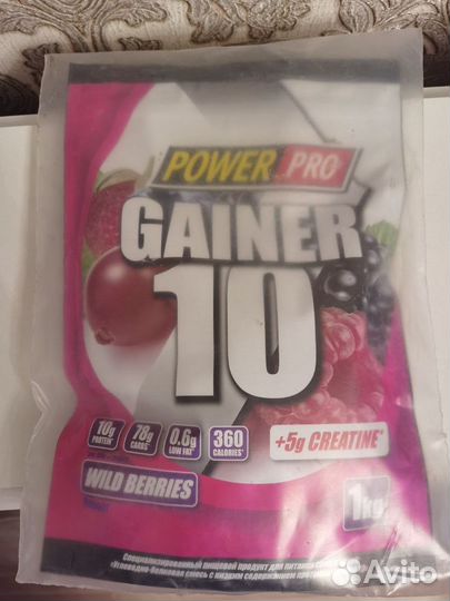 Гейнер для набора мышечной массы Power Pro Gainer