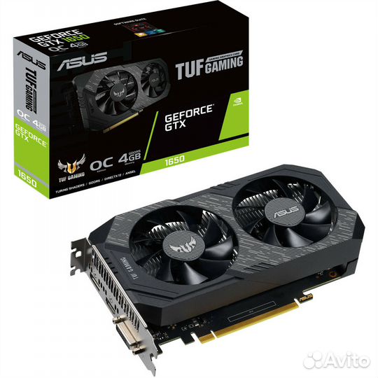 1650 asus TUF gaming GTX 4гб gddr6