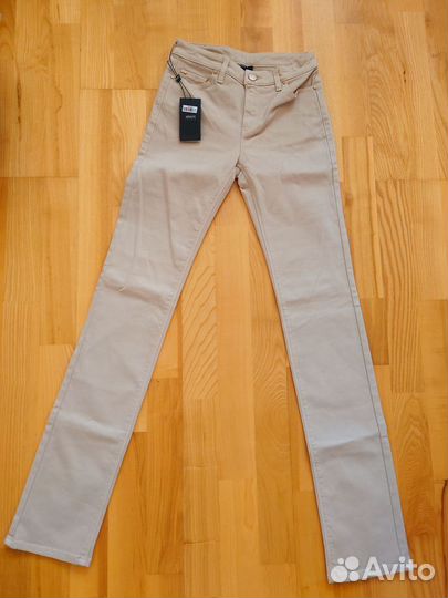 Джинсы бежевые Armani Jeans оригинальные 25 размер