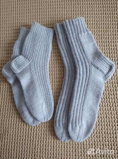Носки вязаные, в составе собачья шерсть