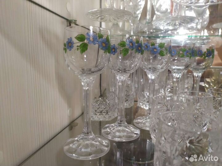 Стаканы,рюмки,фужеры, чашки новые и б/у