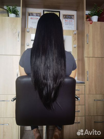 Прокат натуральных волос на заколках