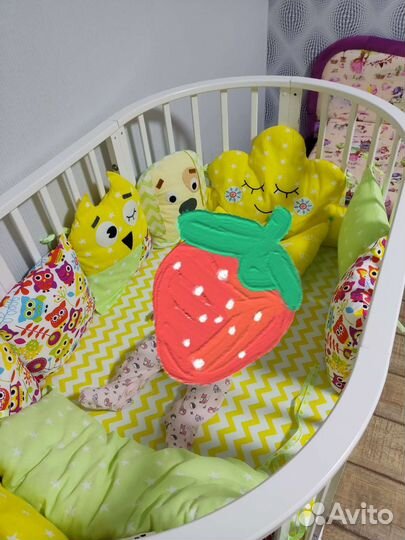 Бортики в кроватку