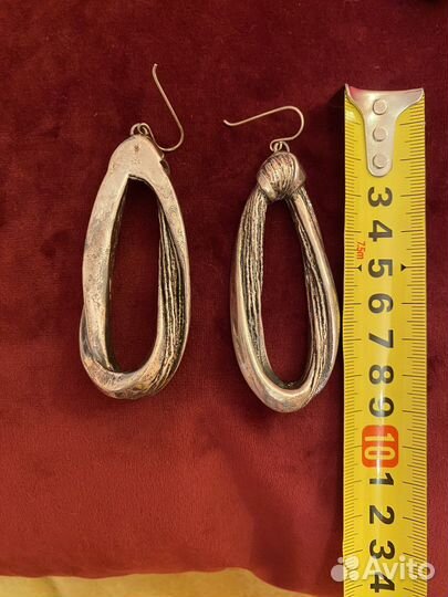 Серебро серьги кольца