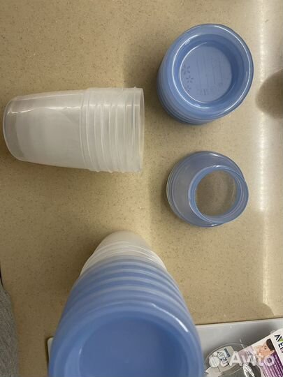 Банки для молокоотсоса avent
