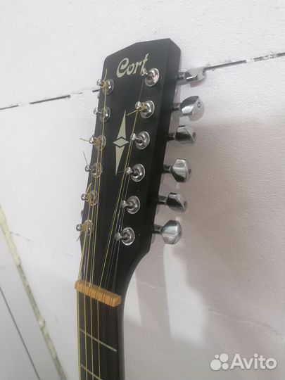 12 струнная электроакустическая гитара cort ad810