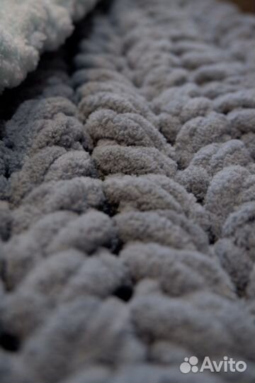 Детский плюшевый плед ручной работы