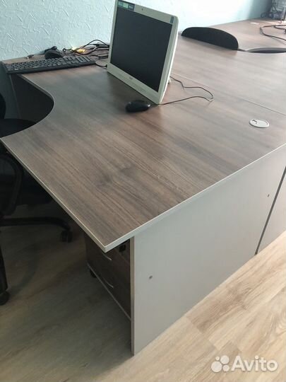Стол офисный угловой бу